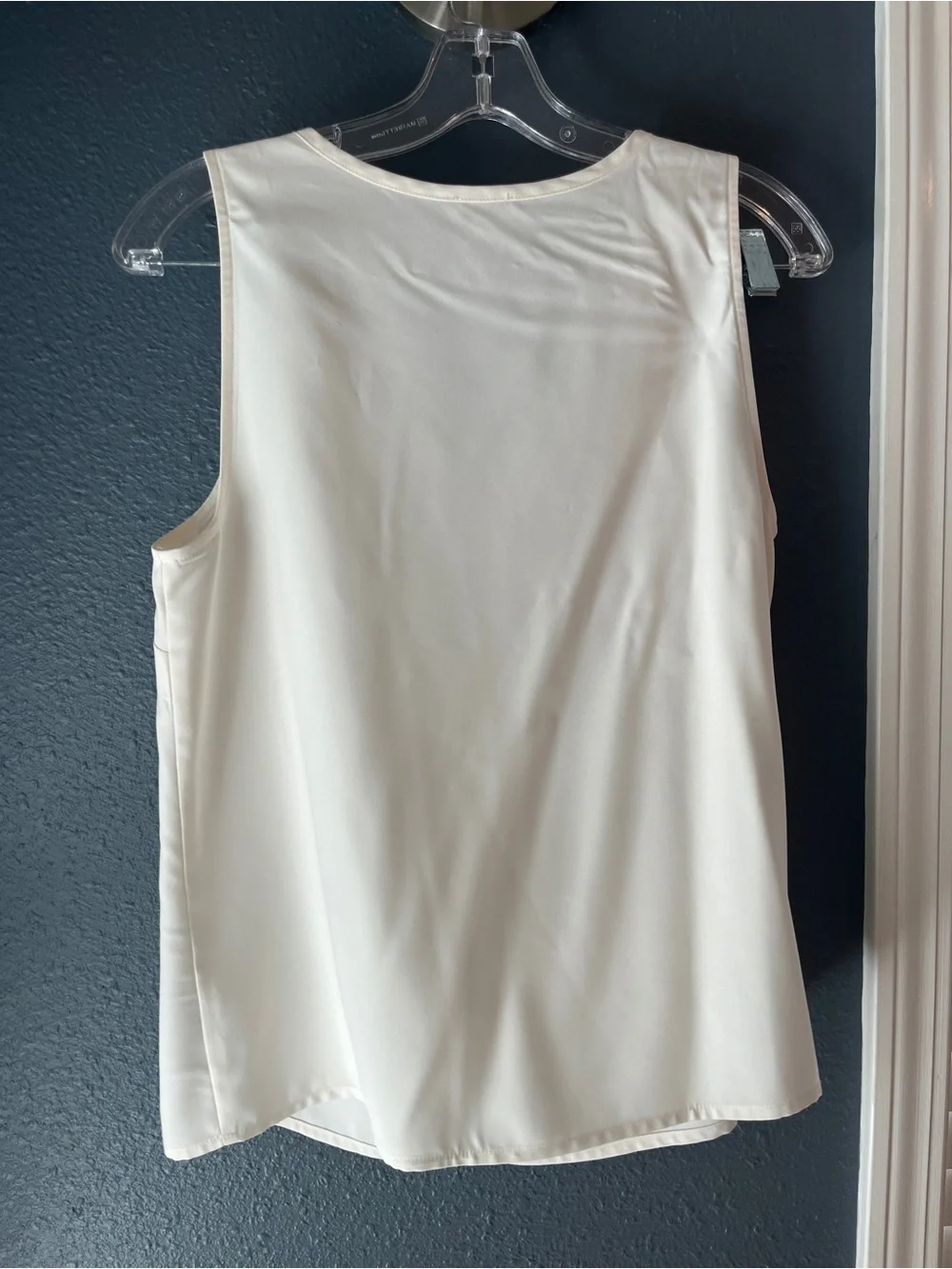 J. Crew Women’s White V-Neck Sleeveless Top